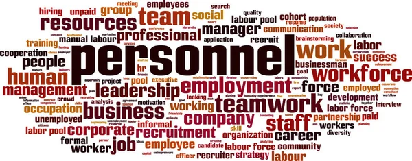 illustration personnel word